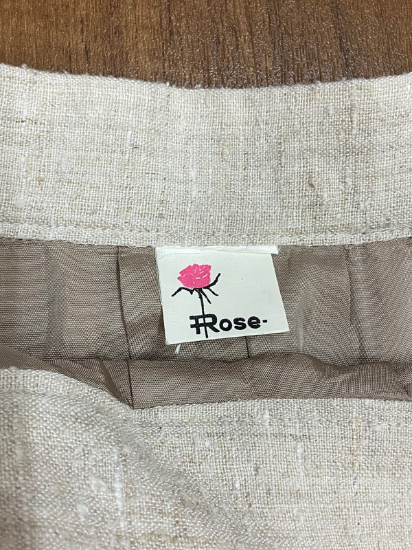 Damen Trachtenrock von Rose – Natur, Größe 32