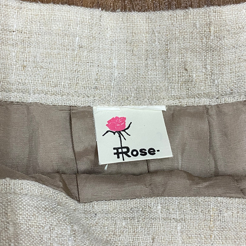 Damen Trachtenrock von Rose – Natur, Größe 32