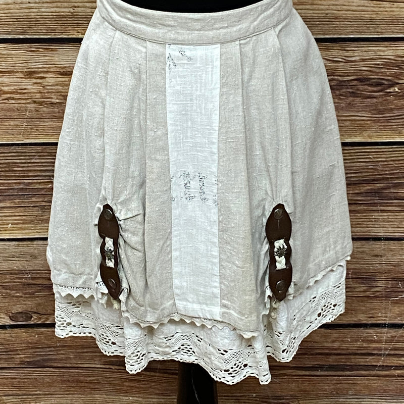 Damen Trachtenrock von Siebenstein – Beige, Größe 36