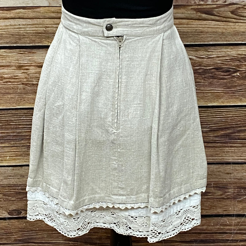 Damen Trachtenrock von Siebenstein – Beige, Größe 36