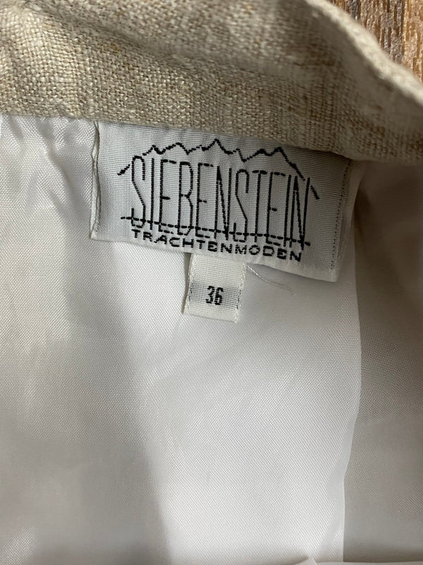 Damen Trachtenrock von Siebenstein – Beige, Größe 36