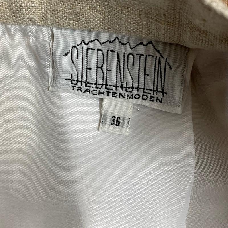Damen Trachtenrock von Siebenstein – Beige, Größe 36
