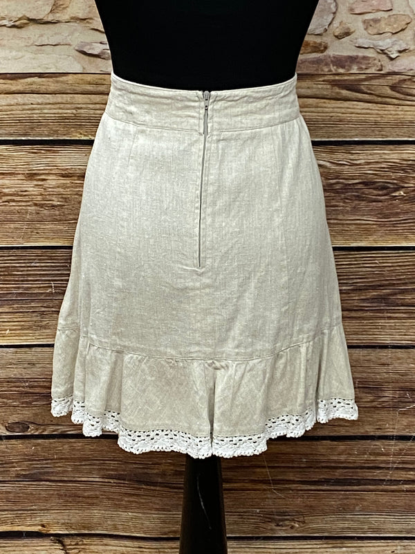 Damen Trachtenrock von Wolperdinger – Beige/Natur, Größe 40