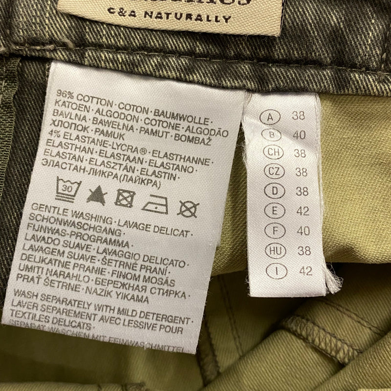 Damen Trachtenrock im Jeans-Look von Landhaus – Grün/Grau, Größe 38