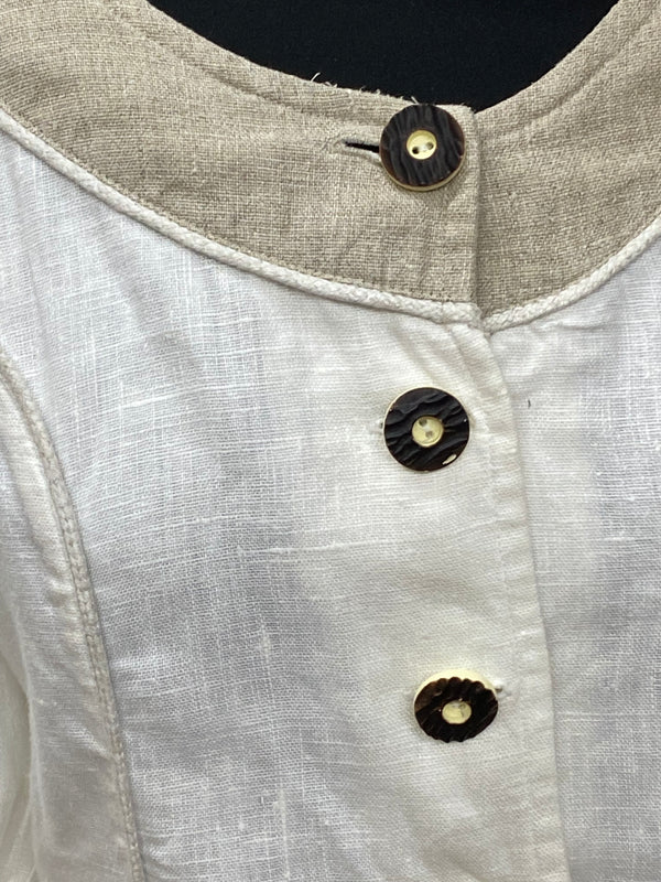 Damen Trachtenmieder von Landhaus – Beige/Natur, Größe 38