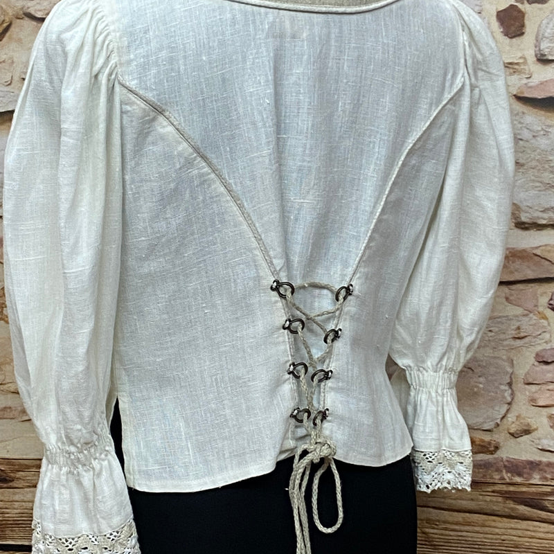 Damen Trachtenmieder von Landhaus – Beige/Natur, Größe 38