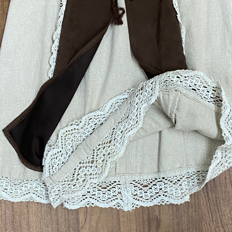 Damen Trachtenrock von Landhaus C&A – Beige/Braun, Größe 36