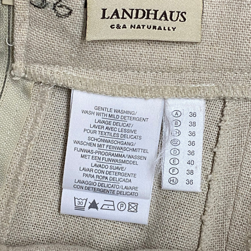 Damen Trachtenrock von Landhaus C&A – Beige/Braun, Größe 36