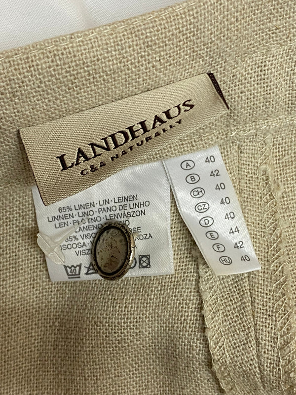 Damen Trachtenrock im Landhausstil – Naturfarben, Größe 38
