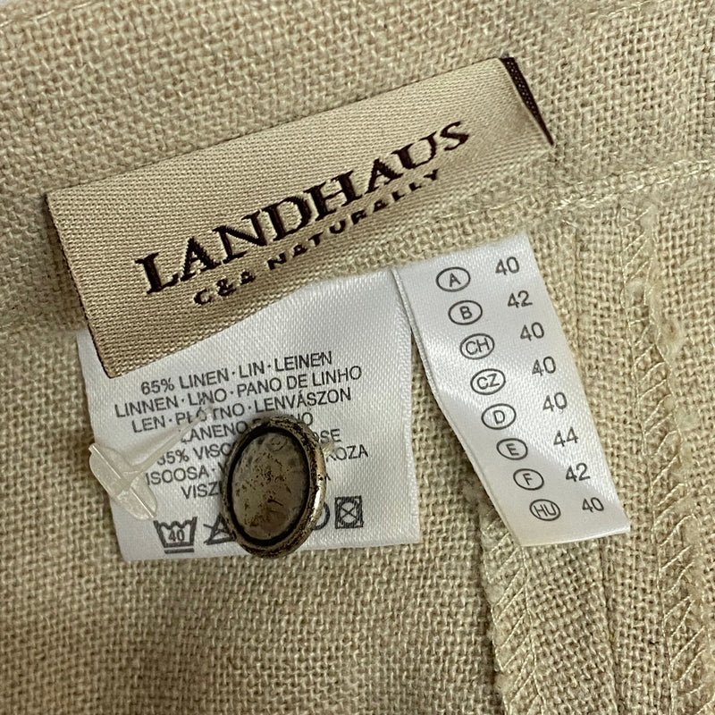 Damen Trachtenrock im Landhausstil – Naturfarben, Größe 38