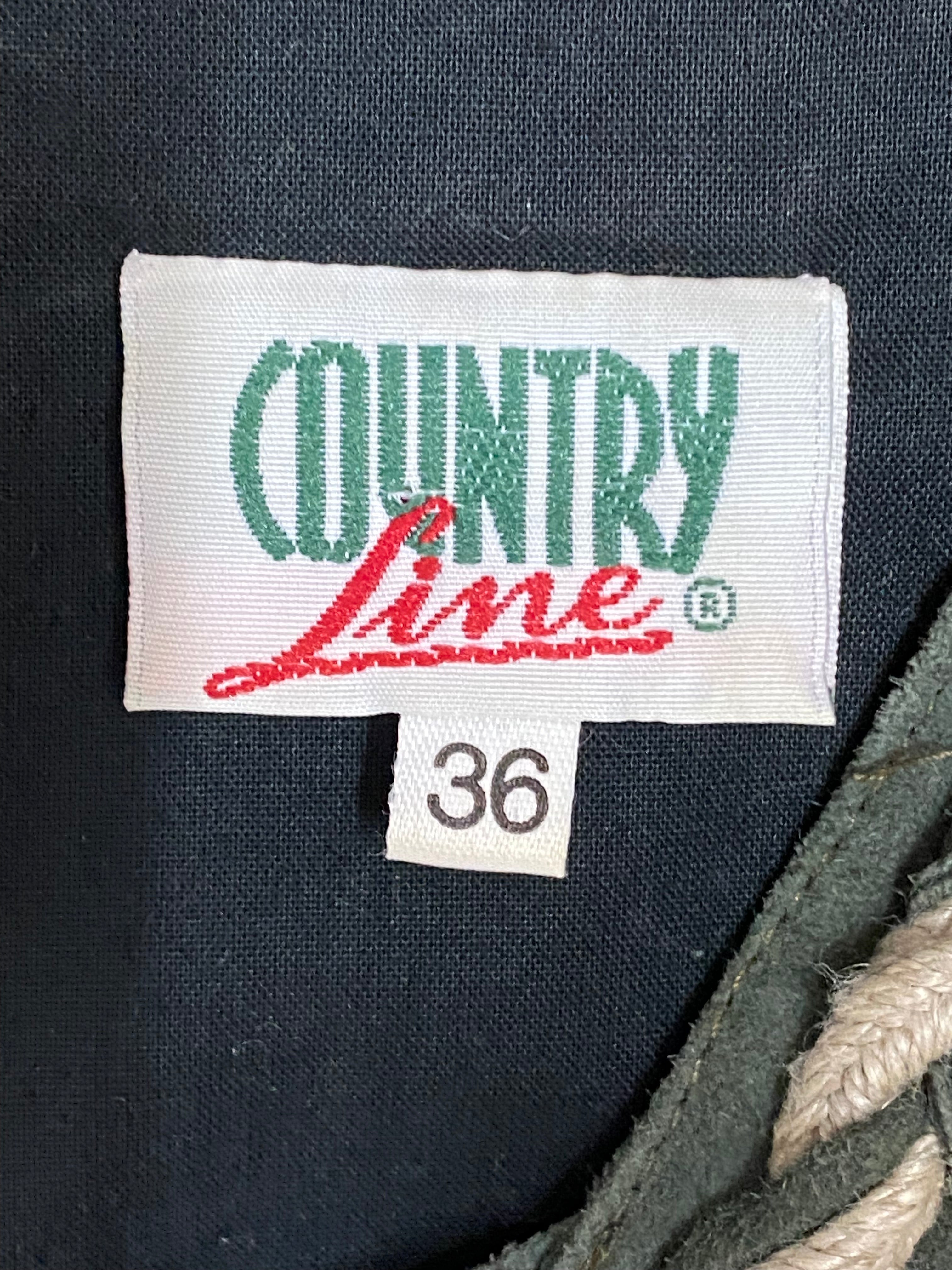 Langes Trachtenkleid von Country Line, Vintage Landhausstil Gr.36