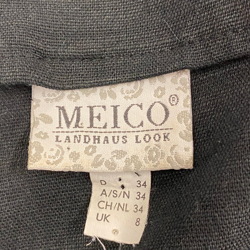Meico Landhaus Look schwarz/beige fesches Landhauskleid Dirndl Gr.34