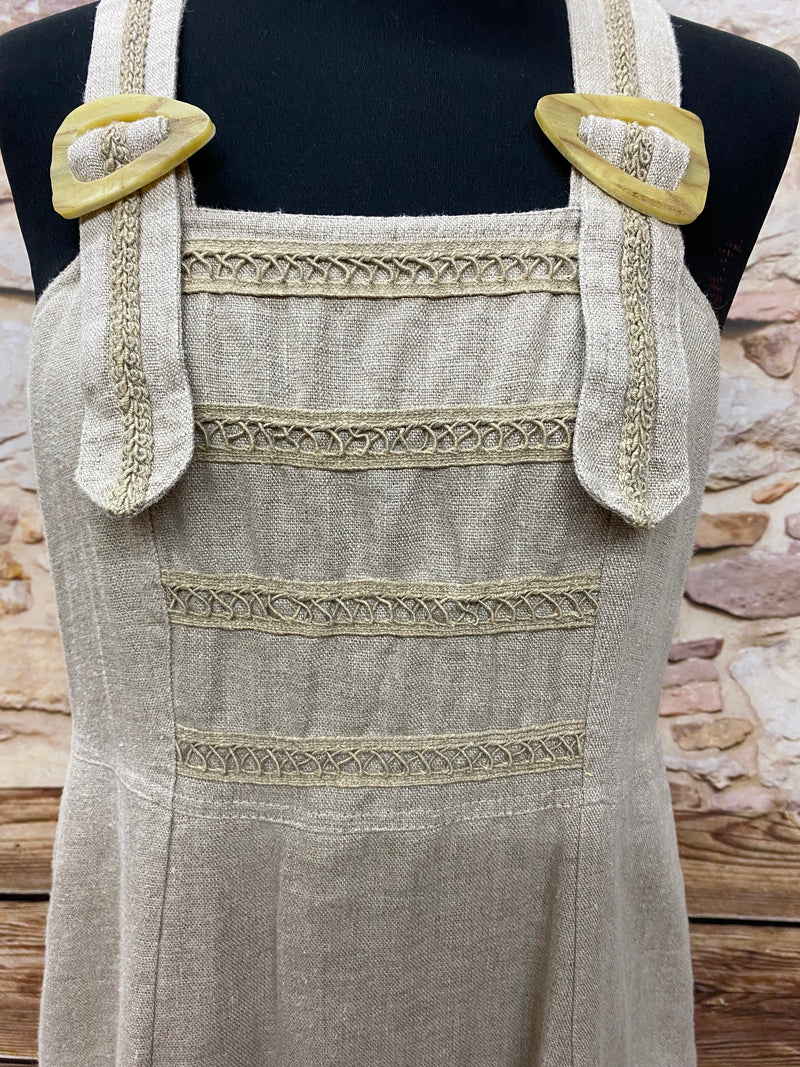 Robe traditionnelle de campagne beige taille 40