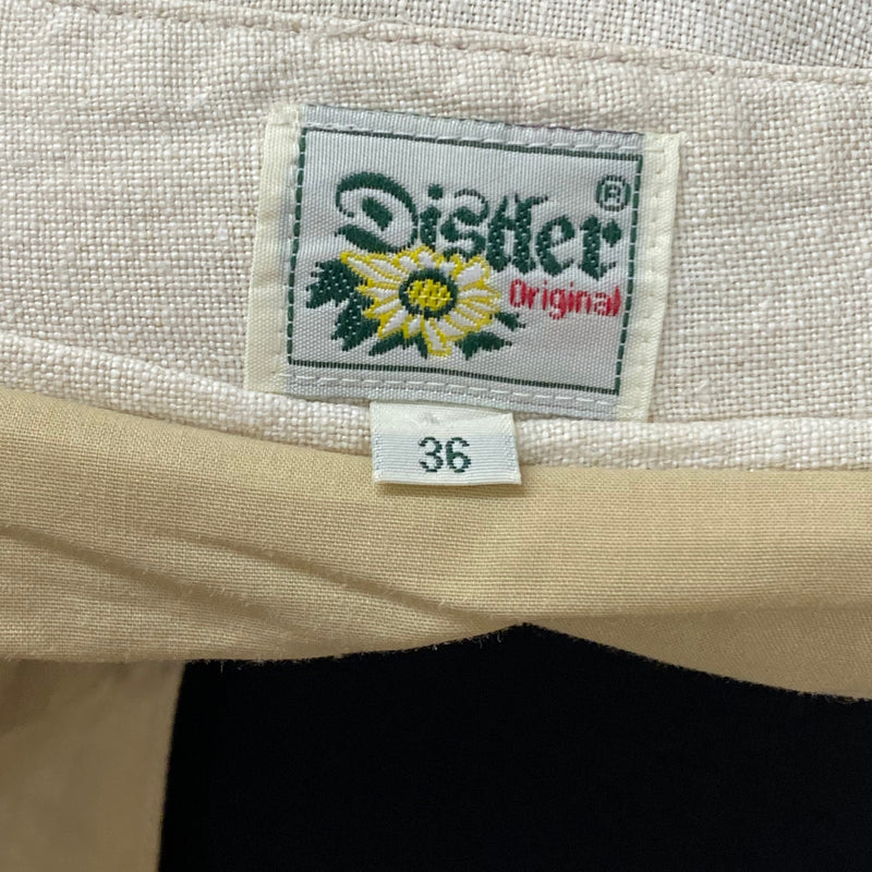 Landhaus Kleid Trachtenkleid einfarbig natur Distler Gr.36