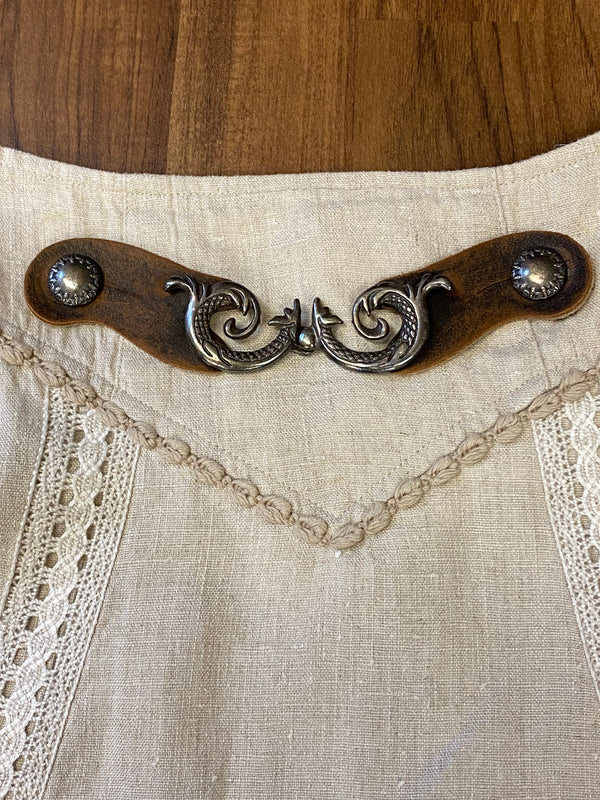 Damen Trachtenrock von Wolperdinger – Beige, Größe 36