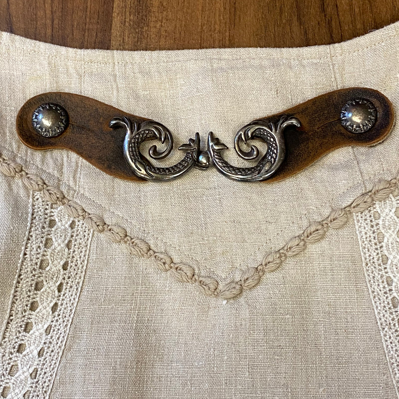 Damen Trachtenrock von Wolperdinger – Beige, Größe 36