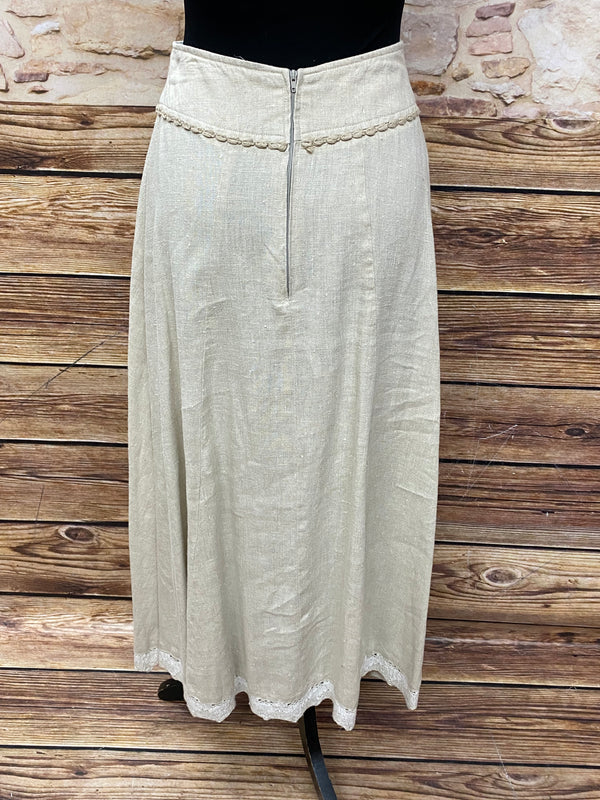 Damen Trachtenrock von Wolperdinger – Beige, Größe 36
