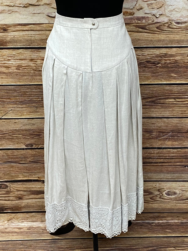 Damen Trachtenrock von Isola – Beige, Größe 38