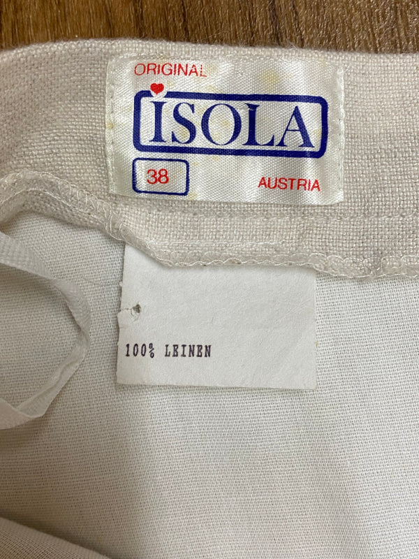 Damen Trachtenrock von Isola – Beige, Größe 38