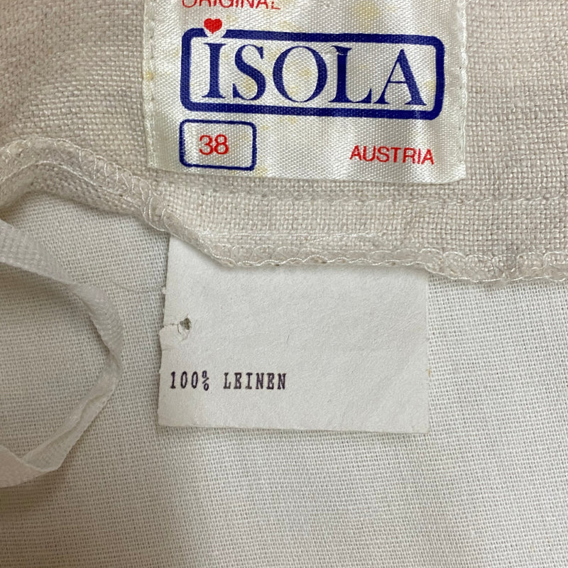 Damen Trachtenrock von Isola – Beige, Größe 38