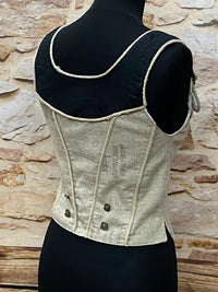 Corset corsage style maison de campagne à bretelles sans manches Country Line taille 34