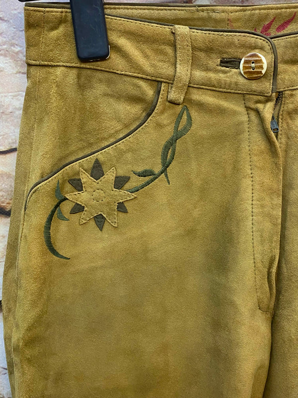 Lange Lederhose Damen Gr. 36 – Marianne Seyfer Lederhose aus Echtleder, Ansicht 3