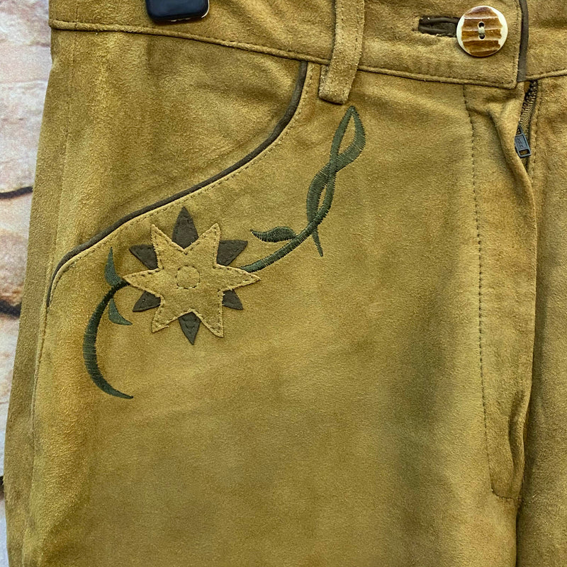 Lange Lederhose Damen Gr. 36 – Marianne Seyfer Lederhose aus Echtleder, Ansicht 3