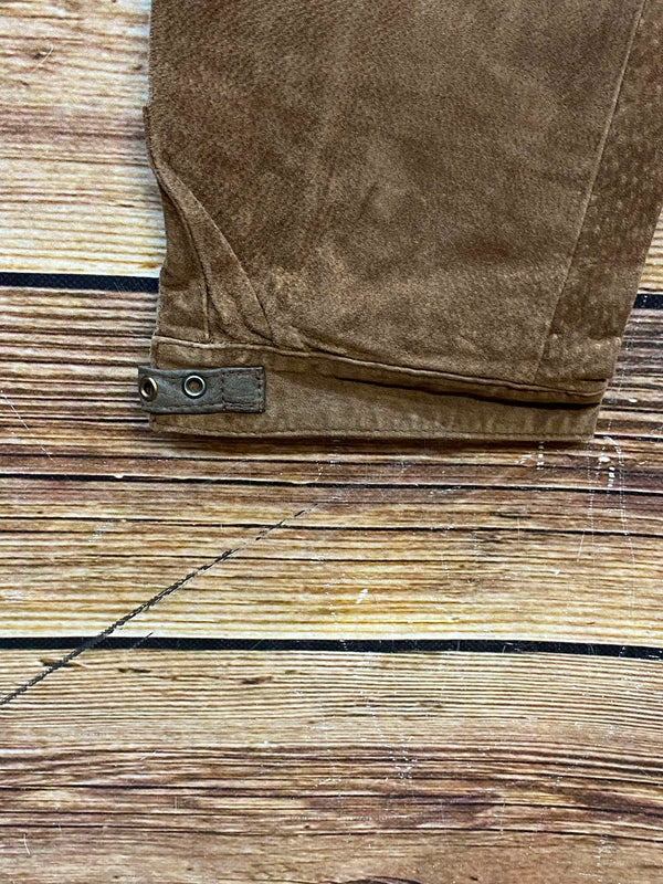Lange Lederhose Damen Gr. 34 – braune C&A Landhaus Trachtenlederhose, Ansicht 3