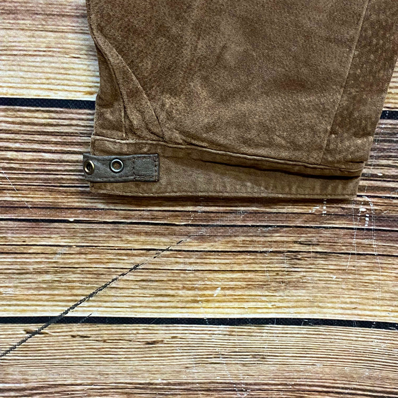 Lange Lederhose Damen Gr. 34 – braune C&A Landhaus Trachtenlederhose, Ansicht 3