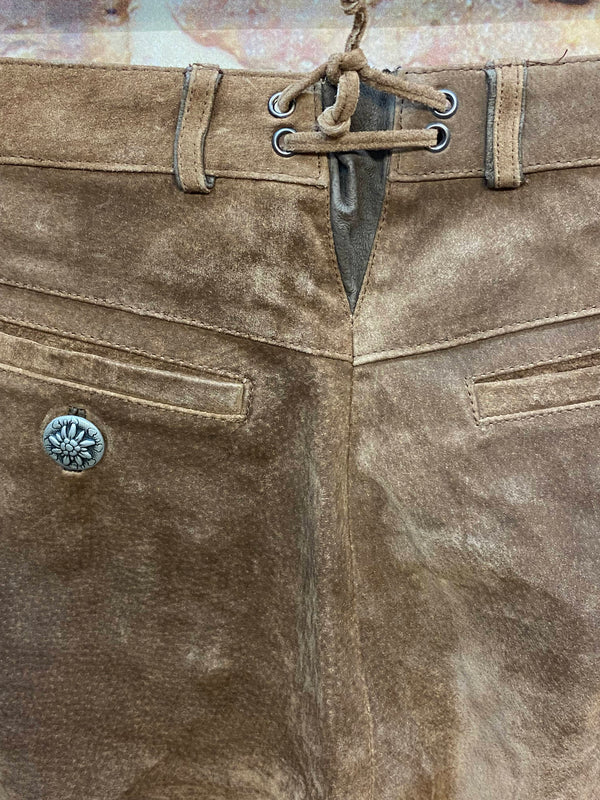 Lange Lederhose Damen Gr. 34 – braune C&A Landhaus Trachtenlederhose, Ansicht 5
