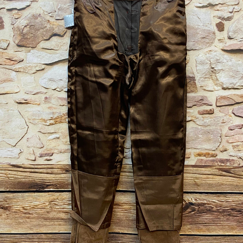 Lange Lederhose Damen Gr. 34 – braune C&A Landhaus Trachtenlederhose, Ansicht 6