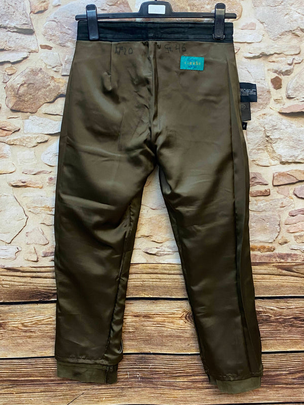 Lange Lederhose Damen Gr. 46 – grüne Canda Lederhose aus Echtleder, Ansicht 6