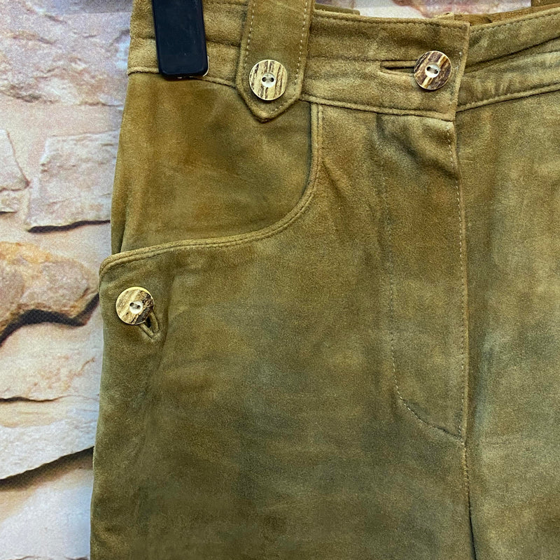 Lange Lederhose Damen Gr. 36 – Kaiser Franz Josef Trachten Lederhose, Ansicht 3