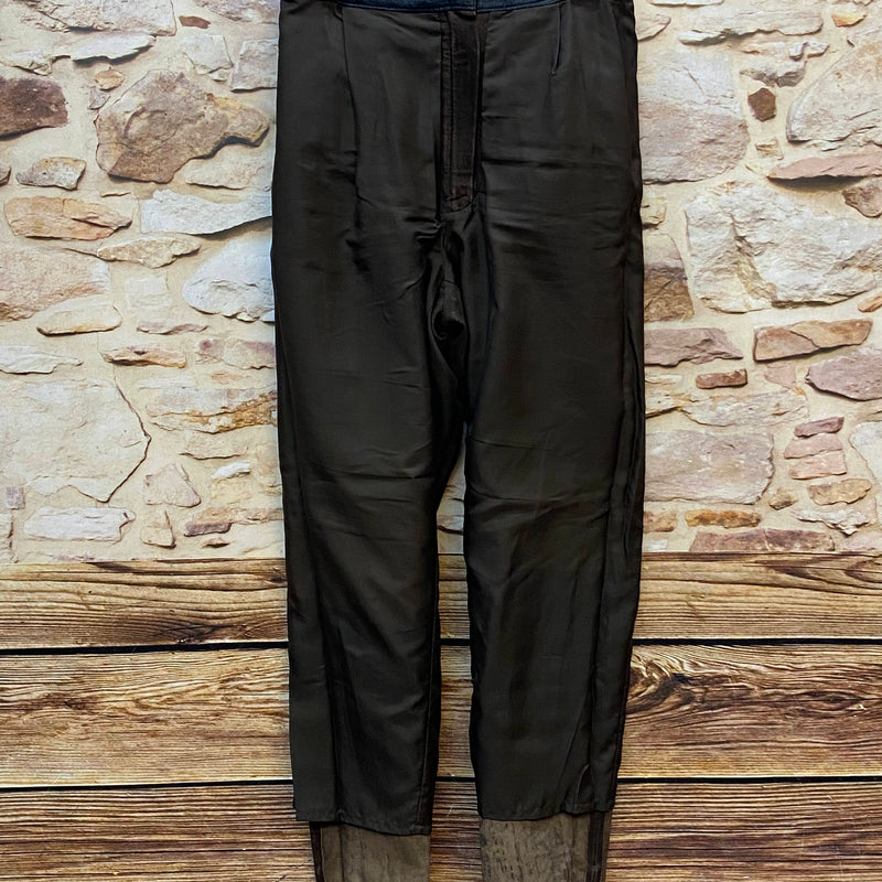Lange Lederhose Damen Gr. 36 – braune Tofana Lederhose aus Echtleder, Ansicht 6