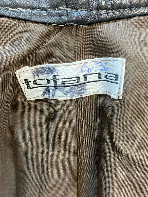 Lange Lederhose Damen Gr. 36 – braune Tofana Lederhose aus Echtleder, Ansicht 8