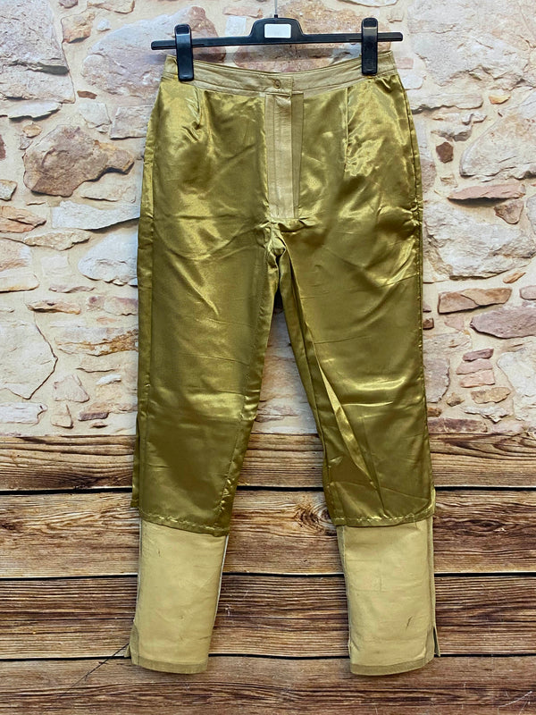 MEICO Damen Lederhose Gr. 38 – helle lange Trachtenlederhose aus 100% Leder, Ansicht 4