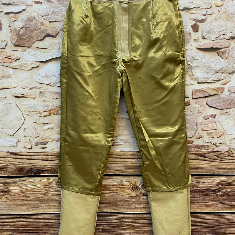 MEICO Damen Lederhose Gr. 38 – helle lange Trachtenlederhose aus 100% Leder, Ansicht 4