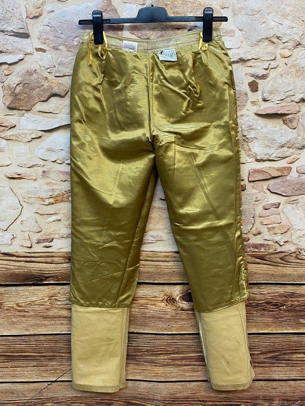 MEICO Damen Lederhose Gr. 38 – helle lange Trachtenlederhose aus 100% Leder, Ansicht 3