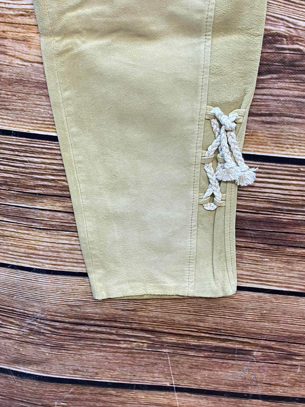 Petressa Damen Lederhose Gr. 40 – lange helle Trachtenlederhose aus 100% Leder, Ansicht 4