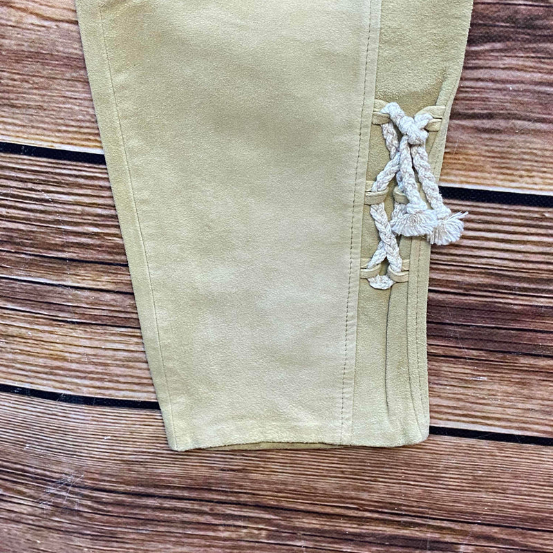 Petressa Damen Lederhose Gr. 40 – lange helle Trachtenlederhose aus 100% Leder, Ansicht 4
