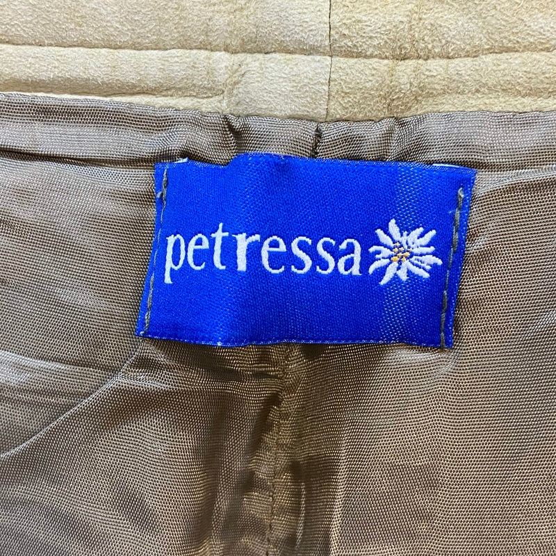 Petressa Damen Lederhose Gr. 40 – lange helle Trachtenlederhose aus 100% Leder, Ansicht 7