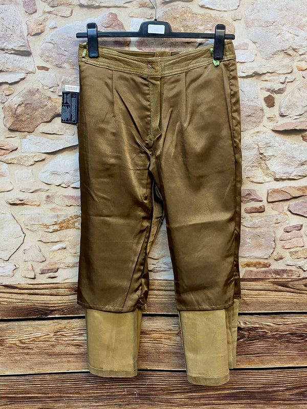Vintage Damen Lederhose Gr. 40 – lange Trachtenhose aus echtem Leder, Ansicht 5