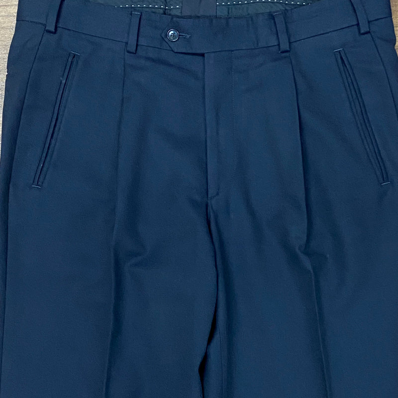 Vintage Bundfaltenhose in Dunkelgrau, Gr.52