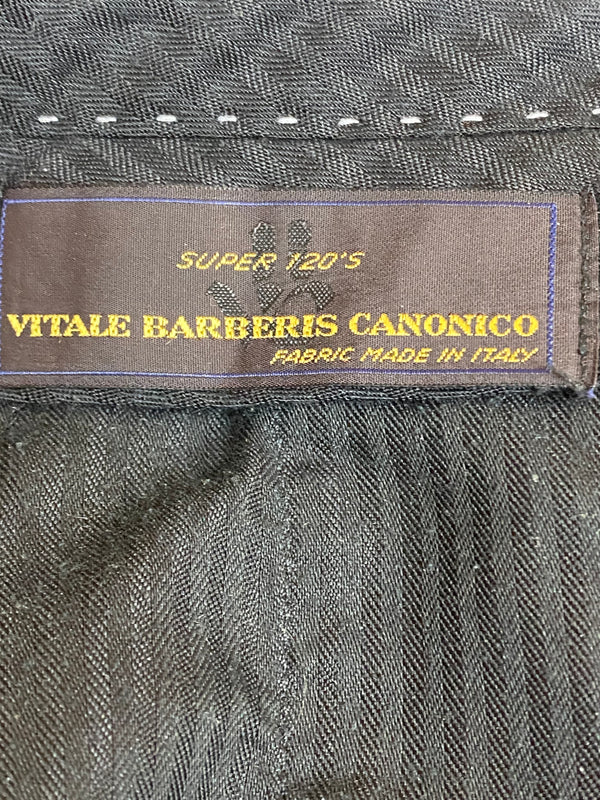 Vintage Bundfaltenhose in Dunkelgrau, Gr.52