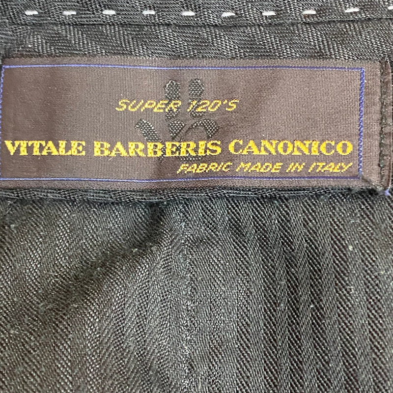 Vintage Bundfaltenhose in Dunkelgrau, Gr.52