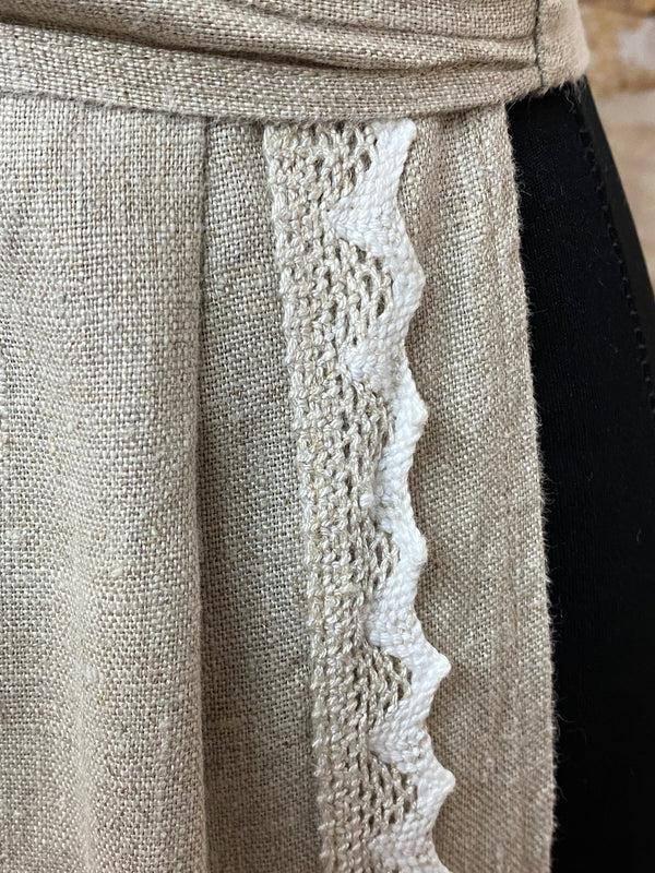 Vintage Trachtenschürze beige - Landhausstil, Gr.36, Ansicht 2