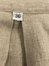 Lange Schürze  in beige für Landhauskleid Trachten Kleid Gr.36 Länge 94 cm