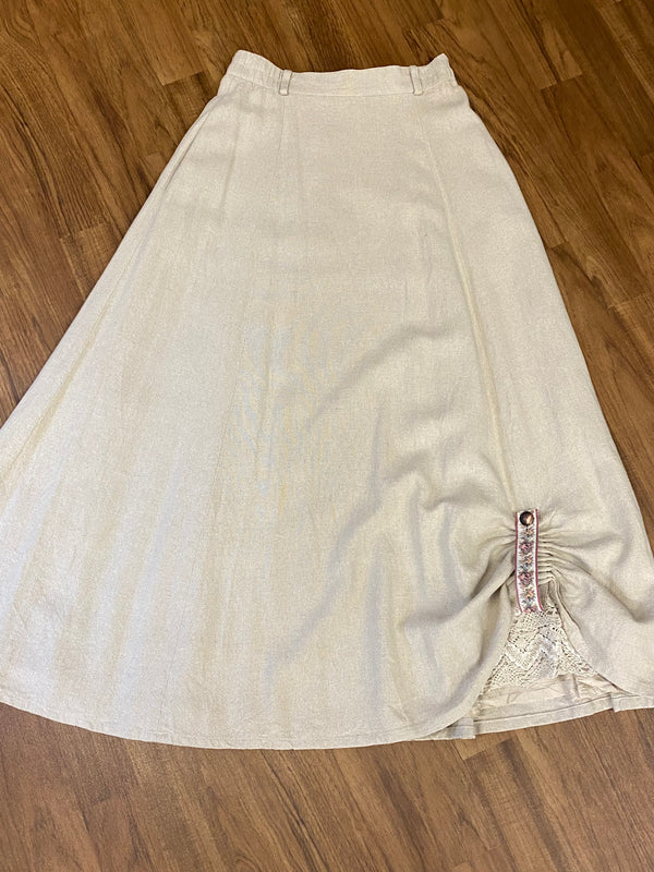 Damen Trachtenrock von Landhaus – Beige, Größe 36