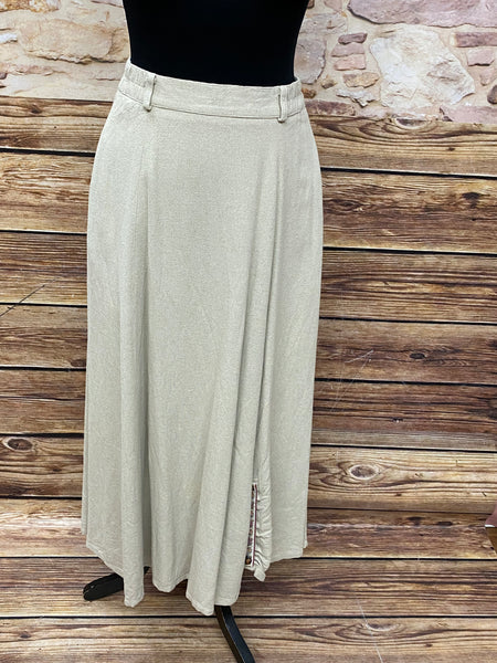 Langer Damen Trachtenrock von Landhaus – Beige, Größe 36