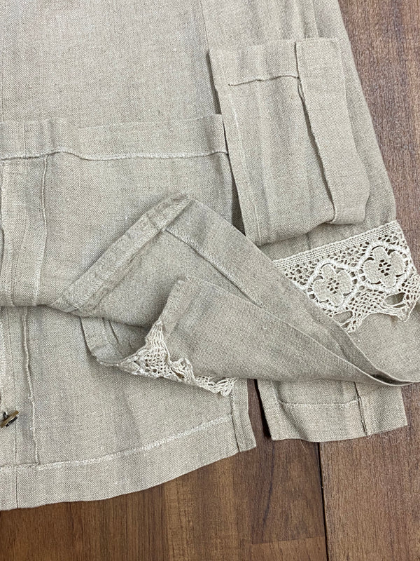 Damen Trachtenrock von Rose – Beige, Größe 40